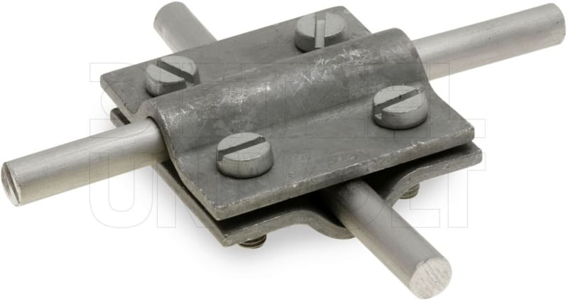 DIETZEL - Kreuzklemme,M6x16mm,Grundplatte m. Gewinde,Klemmber rd/rd 8-10/8-10mm,feuerverz.