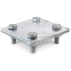 DIETZEL - Kreuzklemme, M6x25 mm, Klemmbereich flach/flach 30/30 mm, feuerverzinkt