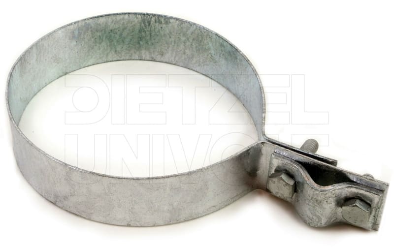 DIETZEL - Regenrohrschelle, Ø 120 mm, M6x25 mm Geomet Schraube, feuerverzinkt