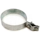 DIETZEL - Regenrohrschelle, Ø 120 mm, M6x25 mm Geomet Schraube, feuerverzinkt