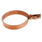 DIETZEL - Regenrohrschelle, Ø 100 mm, M6x25 mm Niro Schraube, Kupfer