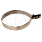 DIETZEL - Regenrohrschelle, Ø 100 mm, M6x25 mm Niro Schraube, Niro