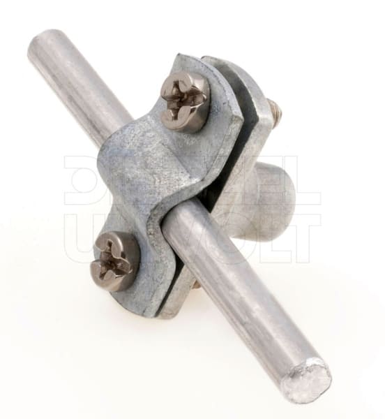 DIETZEL - Leitungshalter, klein, mit Überleger 8 mm, mit Innengewinde M8, Zinkdruckguss