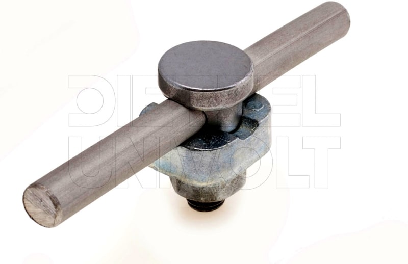 DIETZEL - Kontaktschraubverbinder, Ø 8-10 mm, M10, feuerverzinkt