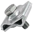DIETZEL - Mehrzweckklemme,rdØ8-10mm/rd Ø8-10mm,Gegenmutter/Flachrundschraube M10 feuerverz