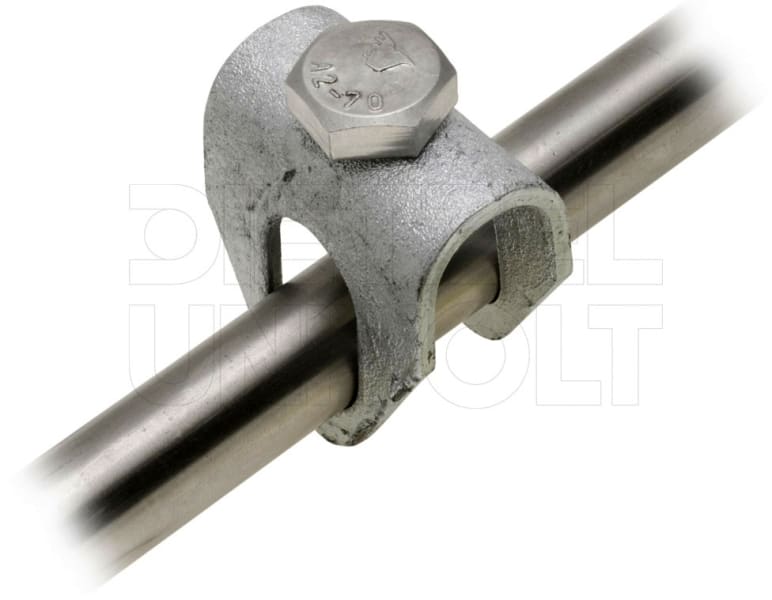 DIETZEL - Stangenklemme, Ø 8 mm + Ø 16 mm, feuerverzinkt