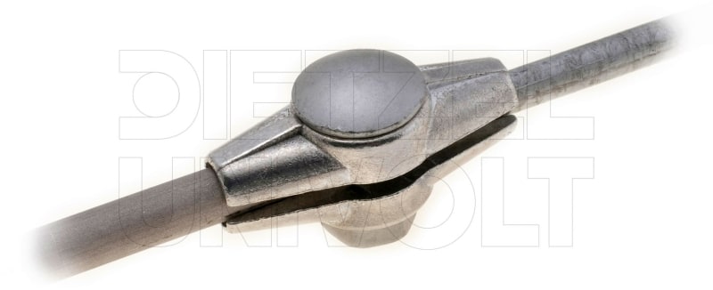 DIETZEL - Trennklemme, Ø 8 mm / Ø 10 mm, M10, Zinkdruckguss