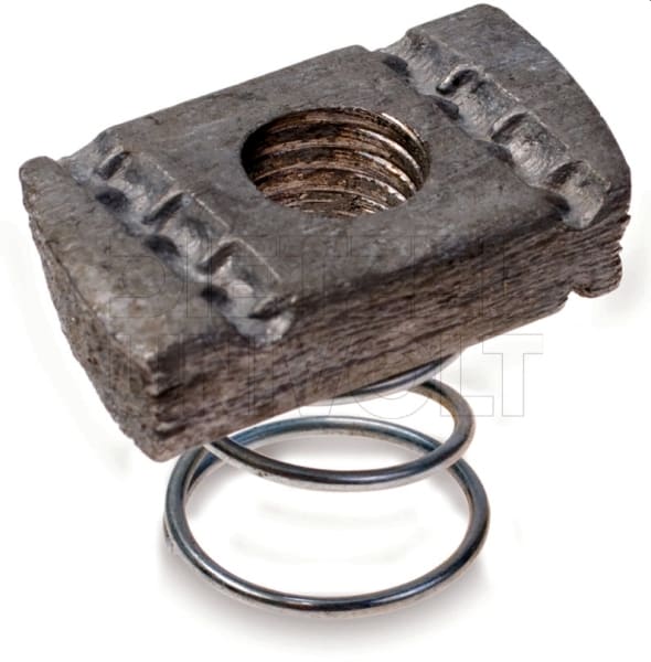 DIETZEL - Ankermutter, mit Feder, für A7/A8, Ø 6 mm, 6 mm, galvanisch verzinkt