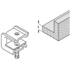 DIETZEL - Montageklemme, Klemmbereich 6-21 mm, M8, 44 mm, Edelstahl (V2A)