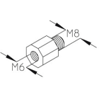 DIETZEL - Reduziergewinde, M8/6, verzinkt