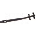 DIETZEL - Richteisen, Klemmbereich rund/flach 8 mm, 260 mm, Stahl bruniert