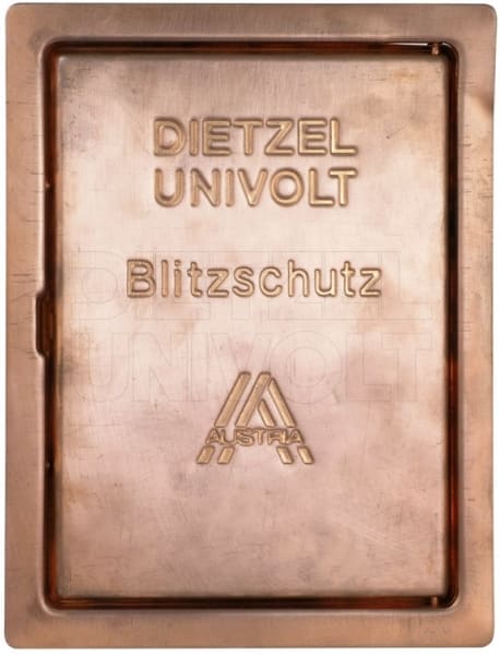 DIETZEL - Revisionstür, 230x180x15 mm, mit Schnappverschluss, 230x180x15 mm, Kupfer