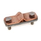 DIETZEL - Trennstelle,Bi-Metall,Ø8-10mm Kupfer/Niro/ flach 40mm feuerverz.,m. Zwischenpl.