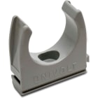 DIETZEL - PVC-Klemmschelle, Ø 40 mm, anreihbar, hellgrau