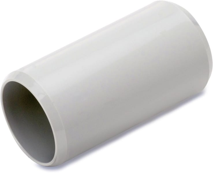DIETZEL - PVC-Steckmuffe, Ø 25 mm, hellgrau