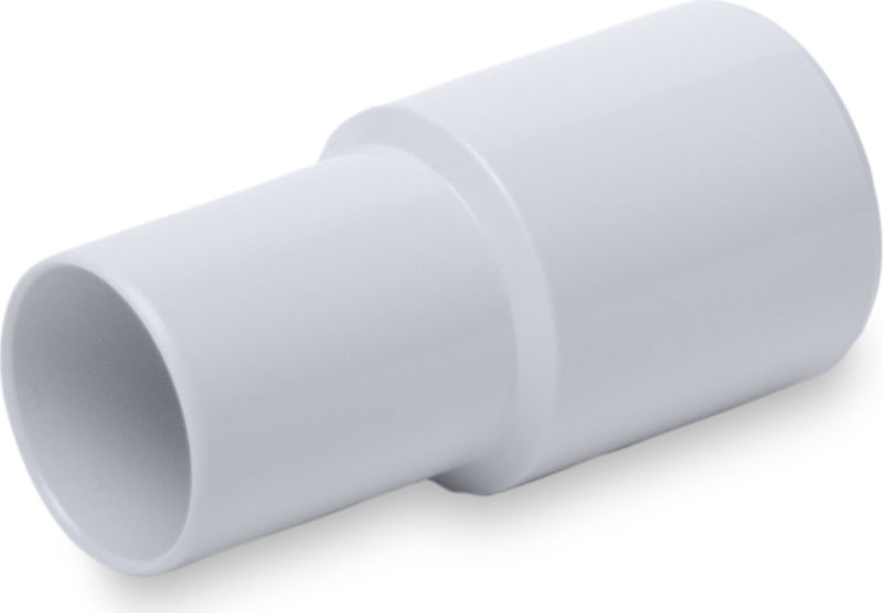 DIETZEL - Übergangsmuffe 20/25, aus PVC, hellgrau