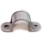 DIETZEL - PVC-Schelle, Ø 63 mm, zweilappig, grau