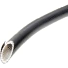 DIETZEL - PVC-Panzerrohr, Ø40mm, Kunststoffmantel, biegsam, mittel, Turborillen, grau, 25m
