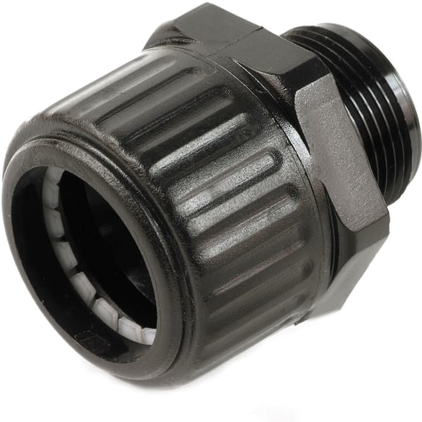 DIETZEL - Schlauchverschraubung, Ø 20 mm, M20x1,5 mm, gerade, IP54, PPO, schwarz