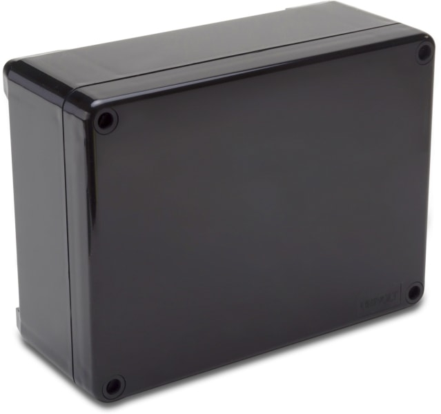 DIETZEL - HFT-Panzerkasten, ohne Vorprägung, 200x150x84 mm, halogenfrei, schwarz