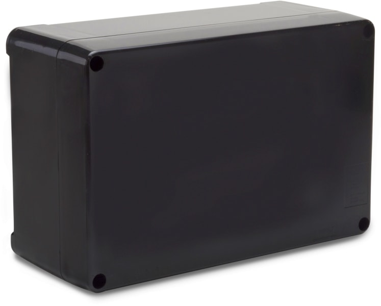 DIETZEL - HFT-Panzerkasten, ohne Vorprägung, 300x200x125 mmn, halogenfrei, schwarz