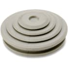 DIETZEL - HFT-Anschluss-Nippel, Ø 25 mm für Ø 16-20 mm, halogenfrei, grau
