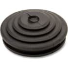 DIETZEL - HFT-Anschluss-Nippel, Ø 25 mm für Ø 16-20 mm, halogenfrei, schwarz