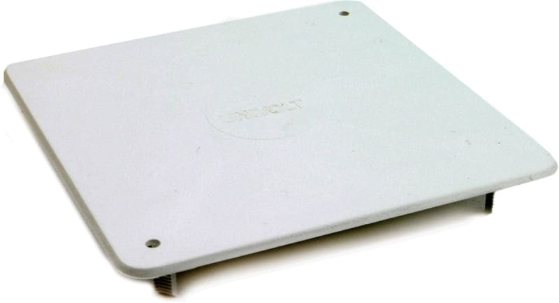 DIETZEL - PVC-Randdeckel, 80x80 mm, weiß