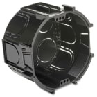 DIETZEL - Kombi-Abzweig-Schalterdose, Ø 75 mm, 45 mm, halogenfrei, Unterputz, schwarz