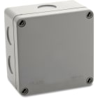 DIETZEL - PVC-Panzerkasten, mit Vorprägung, 105x105x64 mm, grau