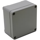 DIETZEL - PVC-Panzerkasten, ohne Vorprägung, 105x105x64 mm, grau