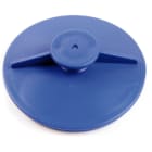 DIETZEL - PE-Betonbau-Abschlussdeckel, Ø 60 mm mit Gewindeeinsatz, halogenfrei, blau
