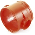 DIETZEL - PE-Betonbau-Gerätedose-Mittelteil, halogenfrei, orange