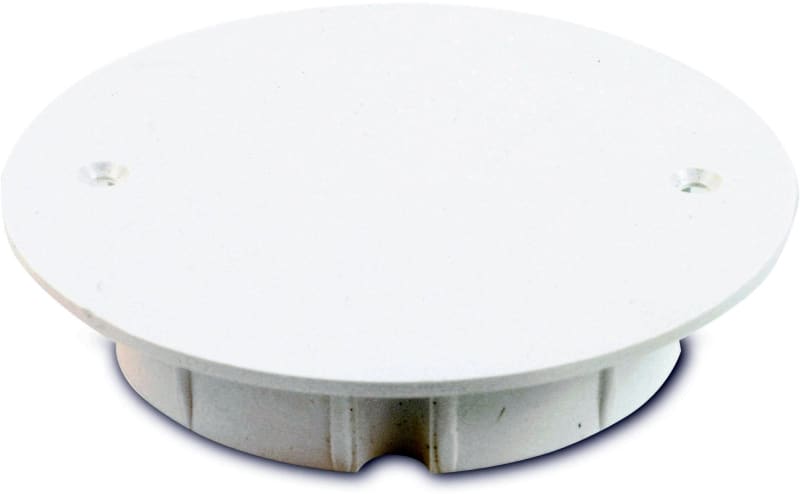 DIETZEL - PVC-Betonbau-Steckdeckel Ø 60 mm, weiß