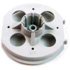 DIETZEL - PVC-Betonbau-Stützplatte für Distanzrohr DR 20, grau