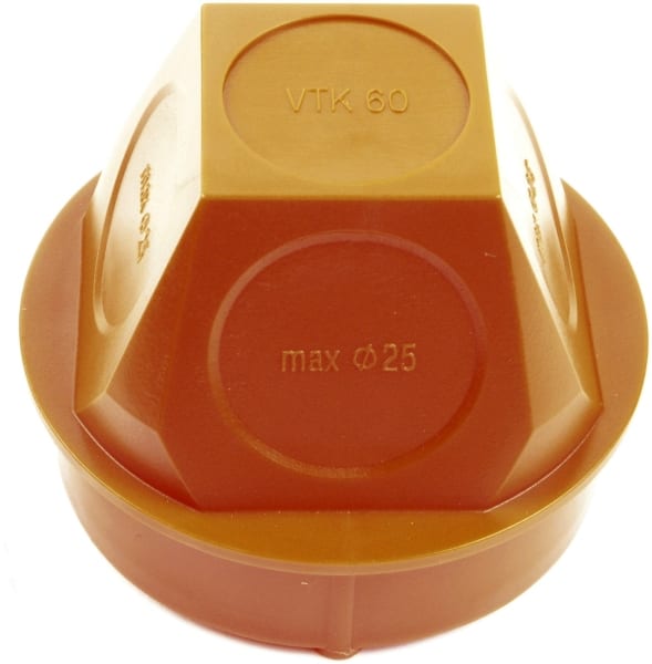 DIETZEL - PE-Betonbau-Verbindungstrichter, Ø 60 mm, halogenfrei, orange