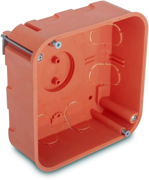 DIETZEL - Hohlwandabzweigkasten, 107x107x52 mm, chlorfrei, orange