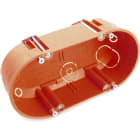 DIETZEL - Hohlwand-Zweifach-Gerätedose, 45 mm tief, chlorfrei, orange