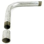 DIETZEL - STAPA-Gewindebogen, Ø 20 mm, 90°, feuerverzinkt, inkl. Muffe