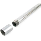 DIETZEL - STAPA-Gewinderohr, Ø 16 mm, starr, feuerverzinkt, inkl. Muffe, 3 m