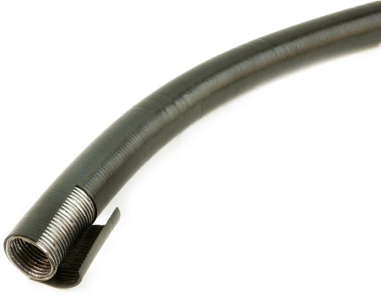 DIETZEL - STAPA-Korroflexrohr, Ø25mm, biegsam, verzinkt mit PVC-Mantel, inkl. Muffe, 25 m