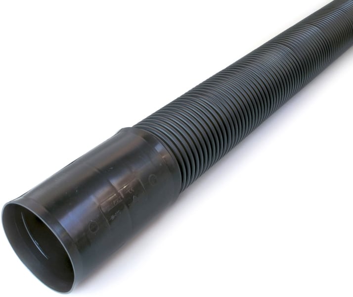 DIETZEL - PE-Kabelschutz-Verbundrohr,Ø50mm,starr,normal,N450,inkl. Muffe,schwarz,6 m