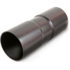 DIETZEL - PVC-Doppelsteckmuffe, Ø 50 mm, schwarz