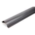 DIETZEL - PVC-Kabelschutz-Halbschale, Ø 100 mm, grau, 3 m