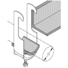 DIETZEL - Kabelschelle, für Ø 16-20mm, Winkelprofil bis 40mm, 51,5mm, Isolierwanne, verz