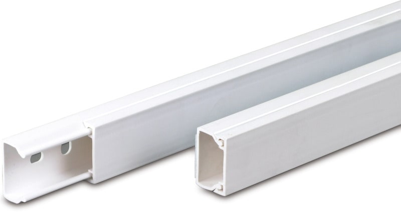 DIETZEL - PVC-Minikanal, 16x16 mm, weiß, 2 m / 30 m