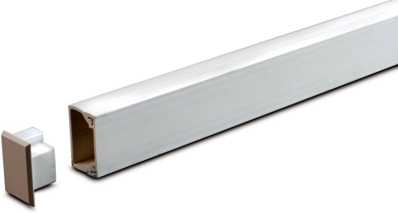 DIETZEL - Endstück, 16x25 mm, für MIK/MIKA, weiß