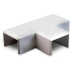 DIETZEL - T-Stück. 40x40/40x40 mm, für MIK/MIKA, weiß