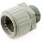 DIETZEL - Schlauchverschraubung,Ø16mm,M16x1,5mm,gerade,IP65,Polyamid,halogenfrei,grau
