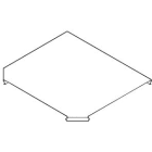 DIETZEL - Rinnenabzweigdeckel, 100 mm, sendzimir-feuerverzinkt